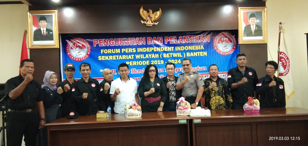 FPII Setwil Banten Dilantik, Polda Banten Harapkan Pers dan Polri Terus Bersinergi
