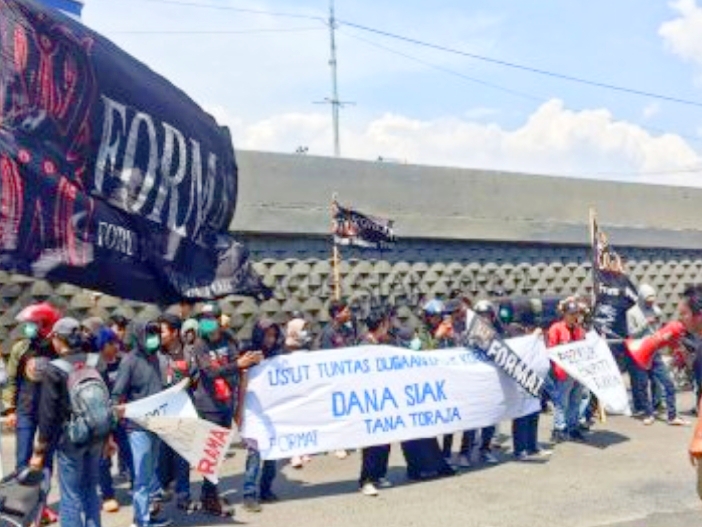 Lagi, Format Unjuk Rasa Tuntut Kasus Dugaan Korupsi di  Tana Toraja
