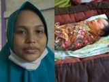 Siti Zainah dan bayinya, janda Cianjur yang hamil tanpa hubungan badan. (Sumber: Kolase NESIATIMES.COM/Istimewa).