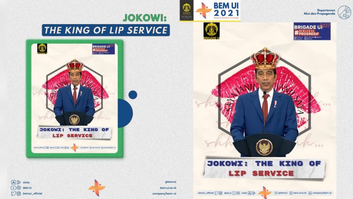 Unggah Jokowi ‘The King of Lip Service’, UI Sebut BEM Melanggar Aturan