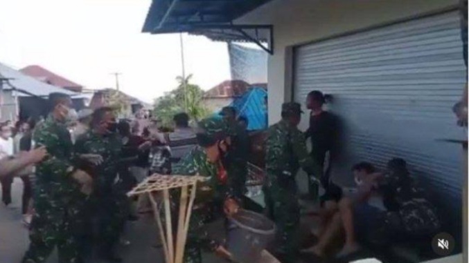 Sejumlah TNI Hajar Warga di Buleleng Bali, Videonya Viral, Ternyata Ini Pemicunya