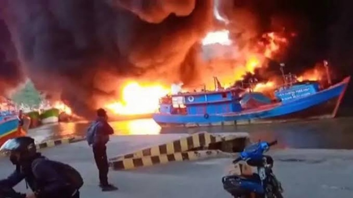 45 Kapal di Cilacap Hangus Terbakar, Polisi Ungkap Dugaan Penyebabnya, Astaga