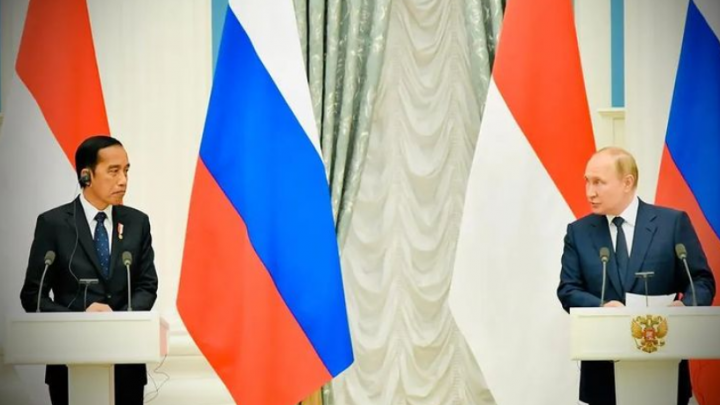 Ucapan Vladimir Putin kepada Jokowi Guncang Istana Kremlin Moskow Rusia, Begini Kalimatnya