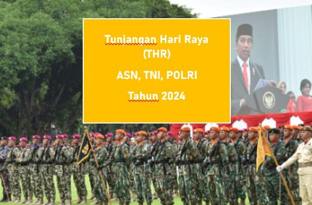Info Terbaru Tunjangan Hari Raya atau THR 2024, Untuk ASN, TNI dan Polri, Ini Jadwal Pencairan dan Besarannya!