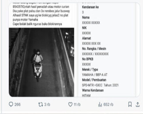 Pemberitahuan Bagi Pemilik Kendaraan yang Kena Tilang Elektronik Tapi Sebenarnya Tak Melanggar, Segera Ambil Tindakan, Simak!